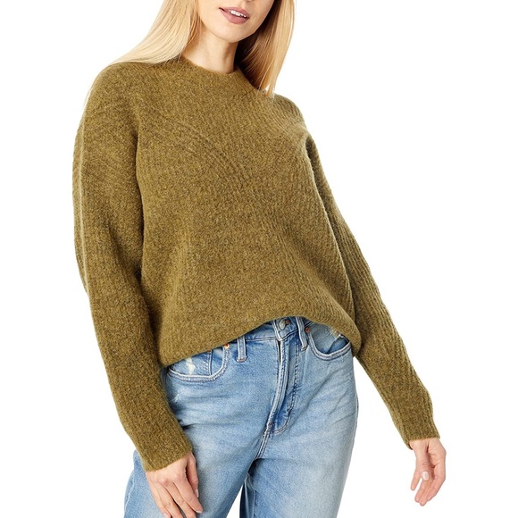 Madewell Sweaters - MADEWELL Belfiore Ribbed Pullover Sweater L